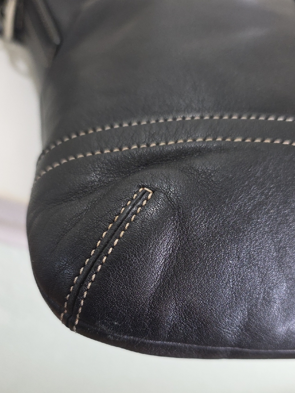 COACH 1415 Vintage 2004 Legacy Slim Black/Silver Smooth Leather Crossbody EUC - Picture 13 of 17